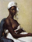 Marie-Guillemine Benoist Portrait of a black woman oil